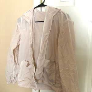 Light pink windbreaker